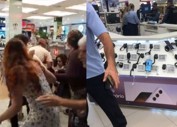 VÍDEO: Criminosos tocam o terror em shopping de Manaus e roubam celulares