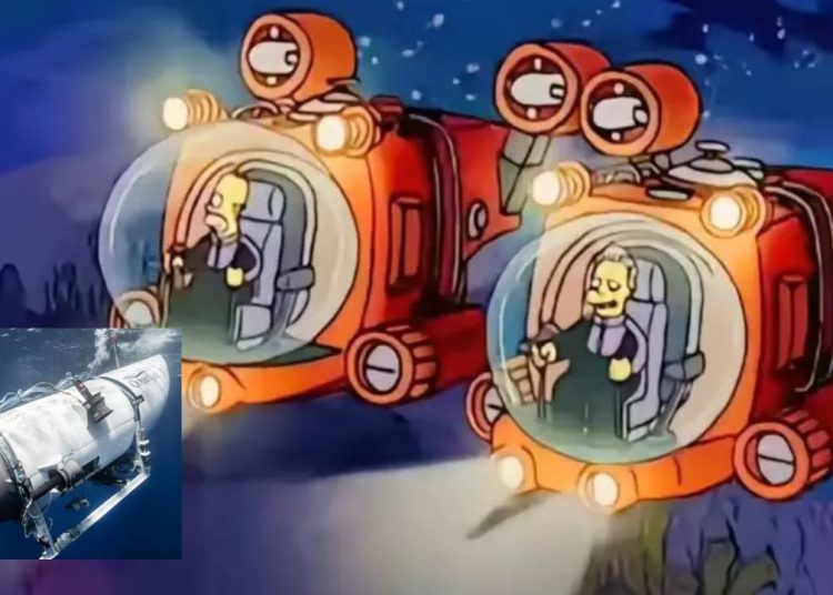 Internautas dizem que 'Os Simpsons' previram o que aconteceu com o submarino que foi ao Titanic