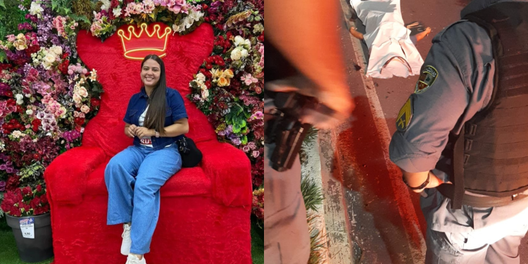 A industriária Tamilles Moreno Praia, 23, morreu ao cair da motocicleta que pilotava, no momento em que voltada do. Industriária morre