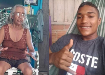 Paulo Sérgio da Silva Andrade, 19, preso por suspeita de matar, esquartejar e queimar Raimunda da Silva Marques, 70, no dia 7 de. Suspeito de