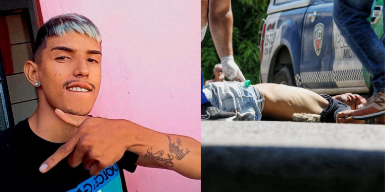 Um motociclista que não teve a identidade divulgada, foi morto a tiros na tarde desta sexta-feira (23), na rua Indiaporã. Vídeo: