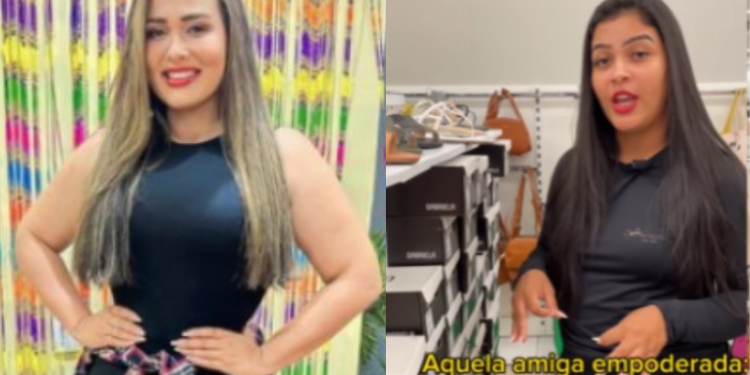 Íris Lins Sales, conhecida como ‘Talarica da Bemol’ postou um vídeo na noite de quarta-feira (14), supostamente alfinetando. Vídeo: