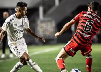 Flamengo vence Santos na Vila, sem torcida, e pula para terceiro