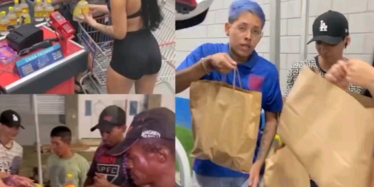 Um vídeo divulgado no instagram da página @manausdepressão mostra o momento em que o influenciador digital William Barão. Vídeo: