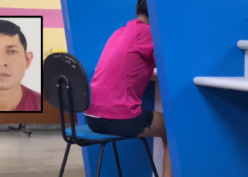 Um homem identificado por Luiz Henrique Santos Barros tentou matar a companheira a facadas na noite de segunda-feira (12). No dia