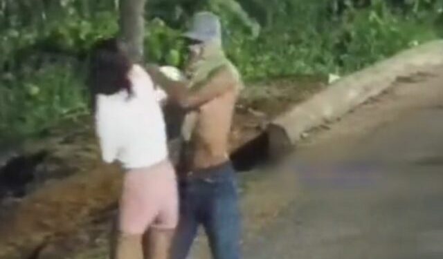 Vídeo: homem é preso ao arrastar jovem para o mato e tentar estuprá-la