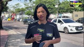 Batida violenta entre carros deixa veículo capotado no Alvorada