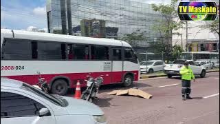 URGENTE: Acidente de trânsito deixa uma pessoa morta na Djalma Batista