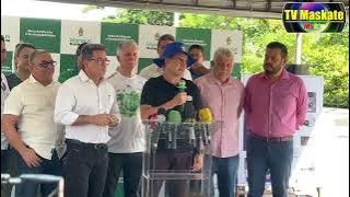 Prefeito assina ordem de serviço para as obras do parque dos Bilhares