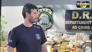DRCO apreende cerca de 2 toneladas de maconha tipo skunk e cocaína em Manaus