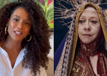 Taís Araujo anunciou que irá interpretar Nossa Senhora em O Auto da Compadecida 2, ocupando o papel que foi de Fernanda Montenegro.