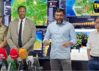 Governador Wilson Lima apresenta ações para combater queimadas