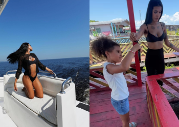 A cantora e ex-BBB 21 Pocah desembarcou em Manaus, na quinta-feira (20), acompanhada da filha e dos amigos. Vídeo: