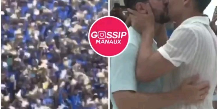 Vídeo: bancário pede namorado em casamento na Arena do Bumbódromo
