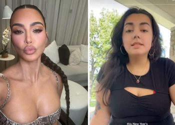 Ao que parece, a cinta modeladora da marca Skims, de Kim Kardashian, tem mais funções do que apenas manter o corpo no lugar. Jovem leva