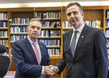 “Inadequada, inoportuna e infeliz”, Pacheco crítica fala de Barroso sobre bolsonarismo. O presidente do Senado, Rodrigo Pacheco, em