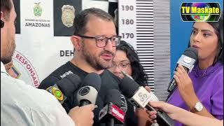 Delegado fala sobre a prisão de sequestrador em Manaus