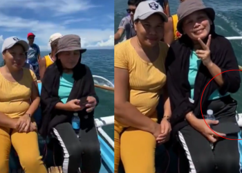 Durante um passeio de barco nas Filipinas, uma mulher passou por um momento de sufoco ao ser “roubada” por um peixe-voador. O caso. Vídeo: