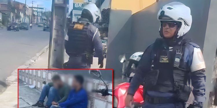 Vídeo: assaltantes fazem arrastão no Novo Aleixo e “caem nos braços” da polícia