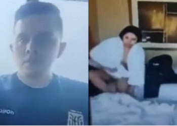 Sem querer, o jornalista equatoriano Juan Francisco acabou mostrando sua amante nua para colegas e telespectadores. Vídeo: