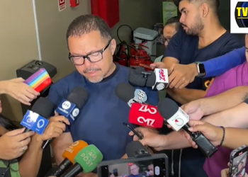 Coletiva de Imprensa sobre acidente aéreo em Barcelos