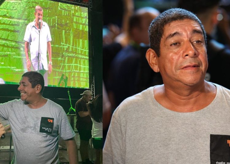 Sósia amazonense do Zeca Pagodinho viraliza no 'Sou Manaus 2023': "um pra beber e outro pra cantar"