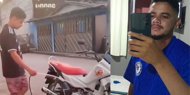 Motoboy cai em quebra-molas, bate a cabeça e morre no Gilberto Mestrinho