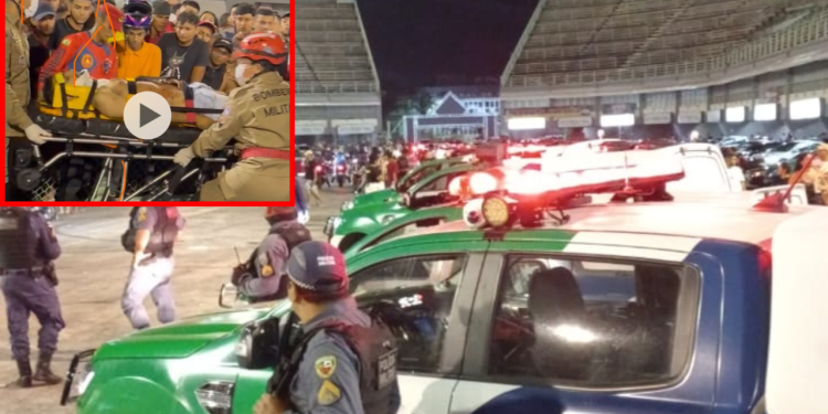 Veja vídeo: evento de carros termina com morte e pessoas baleadas no sambódromo