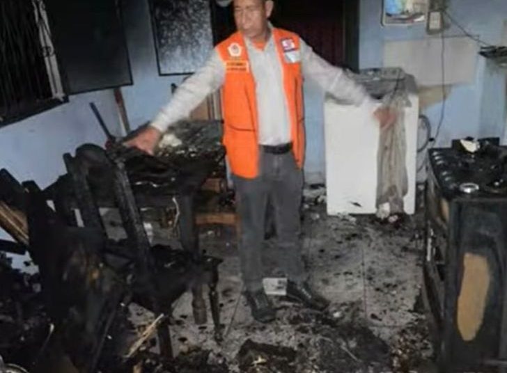 Geladeira explode e quatro pessoas ficam feridas no bairro Redenção