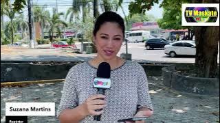 Homem tenta matar esposa no meio da rua e acaba preso