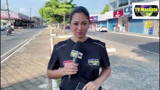 EMBRIAGADO: Motorista de APP destrói parada de ônibus e lanchonete em Manaus