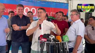 Entrega do primeiro ônibus elétrico do transporte público de Manaus