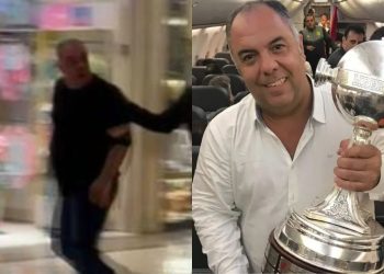 Vice-presidente do Flamengo troca socos com torcedor em shopping