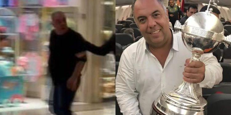 Vice-presidente do Flamengo troca socos com torcedor em shopping
