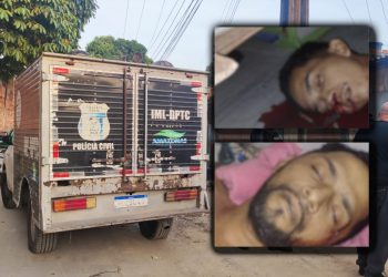 Pistoleiros invadem casa e executam padrasto e enteado no Colônia Terra Nova