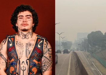 “Estão bem aí?”: manauaras pedem ajuda de Whindersson Nunes sobre queimadas e fumaça