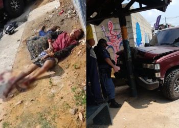 Vídeo: motorista atropela bandidos que fazia arrastão com moto roubada em Flores