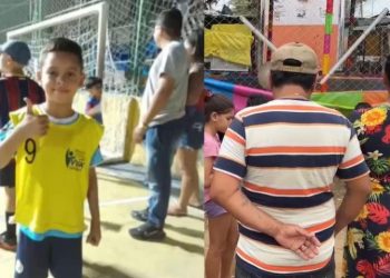Menino de 8 anos morre eletrocutado embaixo de pula-pula no Mauazinho