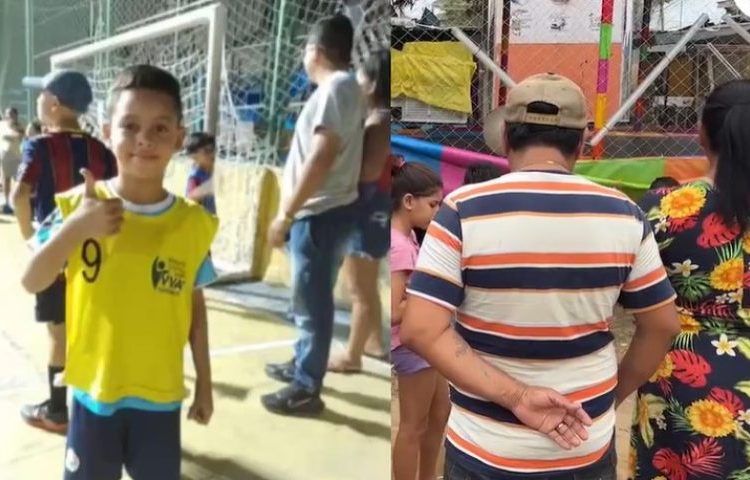 Menino de 8 anos morre eletrocutado embaixo de pula-pula no Mauazinho