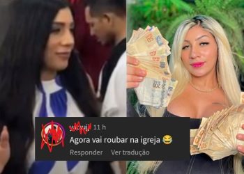 Isabelly Aurora anuncia que vai virar evangélica e web detona: "vai roubar a igreja"