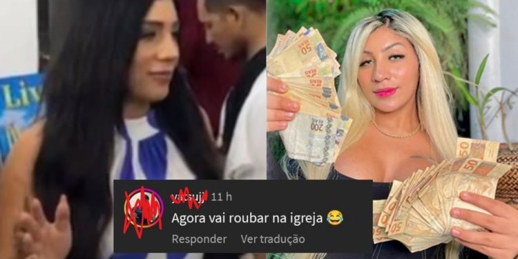 Isabelly Aurora anuncia que vai virar evangélica e web detona: "vai roubar a igreja"