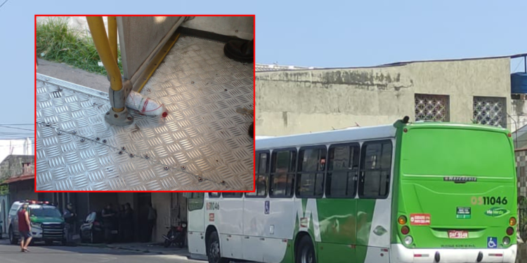 Vídeo: em Manaus, passageiros encontram suposta bomba em ônibus da linha 612