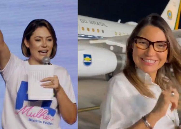 Michelle Bolsonaro provoca Janja e manda indireta: “uma viajante turista”