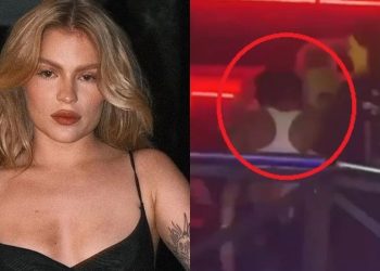 Luísa Sonza supera traição beijando morena misteriosa em boate