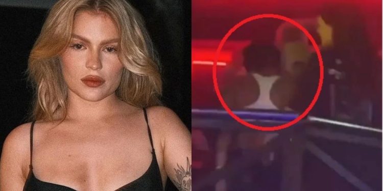 Luísa Sonza supera traição beijando morena misteriosa em boate