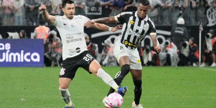 1x1: Santos empata com o Corinthians aos 53 minutos do segundo tempo