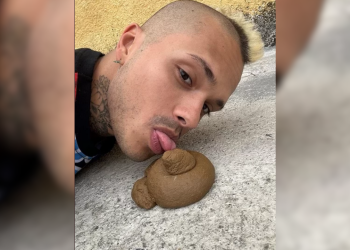 Vitão intriga fãs ao aparecer “lambendo fezes” no chão
