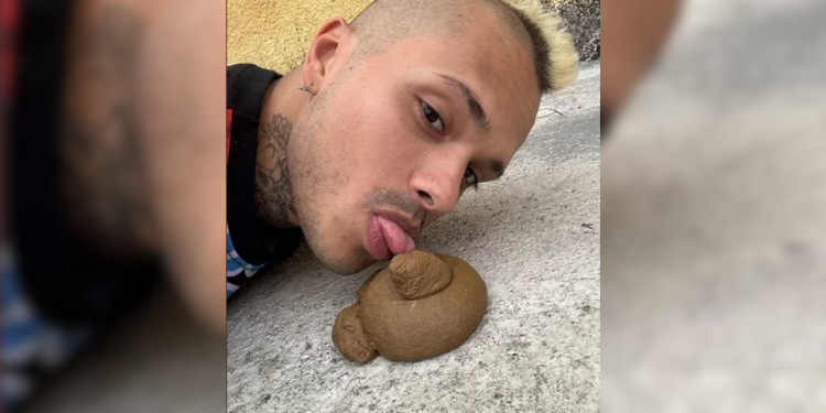 Vitão intriga fãs ao aparecer “lambendo fezes” no chão