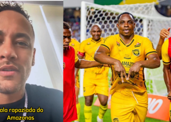  ​Vídeo: Neymar manda recado para Amazonas FC e diz que está torcendo pelo Onça Pintada