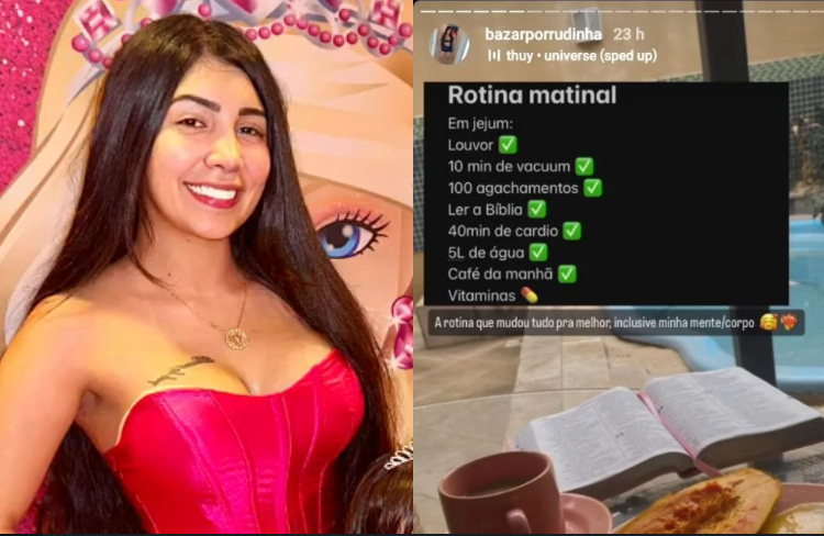 Jejum, louvor e ler a Bíblia: Isabelly Aurora mostra nova rotina fora da ‘prisão’